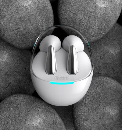 Alternative view of CELEBRAT earphones με θήκη φόρτισης W51, True Wireless, Φ13mm, λευκά
