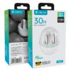 CELEBRAT earphones με θήκη φόρτισης W51, True Wireless, Φ13mm, λευκά - Image 5
