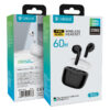 CELEBRAT earphones με θήκη φόρτισης W52, True Wireless, Φ13mm, μαύρα - Image 4