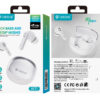 CELEBRAT earphones με θήκη φόρτισης W71, True Wireless, 10mm, 30/200mAh, λευκά - Image 4