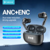 CELEBRAT earphones με θήκη φόρτισης W72, True Wireless, 10mm, 33/380mAh, ANC & ENC, μαύρα - Image 4