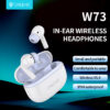 CELEBRAT earphones με θήκη φόρτισης W73, True Wireless, 13mm, 33/380mAh, λευκά - Image 5