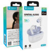 CELEBRAT earphones με θήκη φόρτισης W73, True Wireless, 13mm, 33/380mAh, λευκά - Image 6