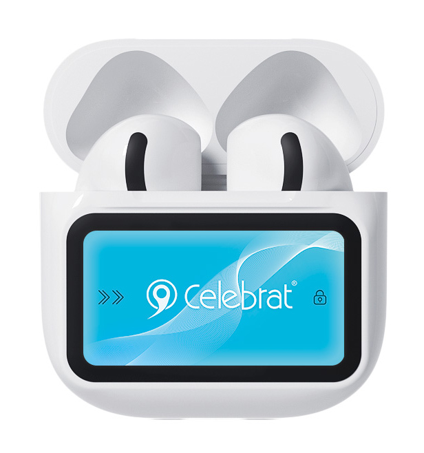 CELEBRAT earphones με θήκη φόρτισης W76, True Wireless, 13mm, 25/300mAh, λευκά - Image 7