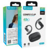 CELEBRAT earphones με θήκη φόρτισης W77, OWS, 12mm, 40/400mAh, μαύρα - Image 6