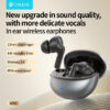 CELEBRAT earphones με θήκη φόρτισης W80, True Wireless, 13mm, 30/230mAh, γκρι - Image 6