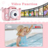 WOWKIDS παιδική φωτογραφική μηχανή C05 με 2" οθόνη, 8MP, ροζ - Image 3