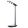 LEDTM® ONO 76530 Μοντέρνο Επιτραπέζιο Φωτιστικό Γραφείου με Ασύρματη Φόρτιση 10W 2A LED 5W 500lm 180° DC 5V με USB IP20 Ρυθμιζόμενο Λευκό CCT με Αφή 2700K/4500K/6000K Dimmable - Sanan SMD Chip - Μαύρο - Μ25 x Π10.5 x Υ35.5cm - 2 Χρόνια Εγγύηση - Image 2