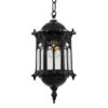 LEDTM® DARCY 00655 Vintage Κρεμαστό Φωτιστικό Οροφής με Ντουί 1 x E27 AC 220-240V IP20 - Μαύρο - Μ15.5 x Π15.5 x Υ32.5cm - Image 2
