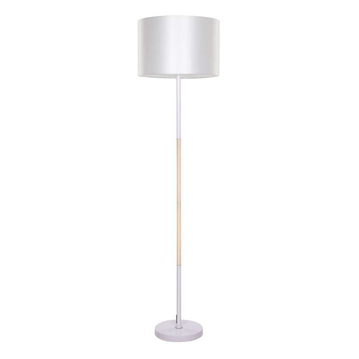 LEDTM® ASHLEY 00826 Μοντέρνο Επιδαπέδιο Φωτιστικό με Ντουί 1 x E27 AC 220-240V IP20 - Λευκό & Μπεζ - Μ40 x Π40 x Υ145cm - Image 2