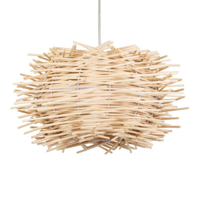 Alternative view of LEDTM® MINORCA 01730 Boho Κρεμαστό Φωτιστικό Οροφής με Ντουί 1 x E27 AC 220-240V IP20 - Μπεζ - Μ35 x Π35 x Y23cm