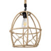 LEDTM® TELAN 01615 Vintage Κρεμαστό Φωτιστικό Οροφής με Ντουί 1 x E27 AC 220-240V IP20 - Μπεζ - Μ30 x Π30 x Υ38cm - Image 2