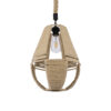 LEDTM® POLIA 01608 Boho Κρεμαστό Φωτιστικό Οροφής με Ντουί 1 x E27 AC 220-240V IP20 - Μπεζ - Μ30 x Π30 x Y42cm - Image 2