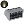 LEDTM® FLOOD-DENA 90486 Επιτοίχιος Προβολέας Wall Washer για Φωτισμό Κτιρίων - Απλίκα & Δαπέδου LED 16W 1520lm 5° DC 24V Αδιάβροχο IP67 Μ15.5 x Π13 x Υ9.1cm Φυσικό Λευκό 4500K - Γκρι Ανθρακί - 3 Years Warranty - Image 2