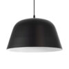 LEDTM® UPVALE 01281 Μοντέρνο Κρεμαστό Φωτιστικό Οροφής με Ντουί 1 x E27 AC 220-240V IP20 - Μαύρο & Λευκό - Μ40 x Π40 x Υ24cm - Image 2