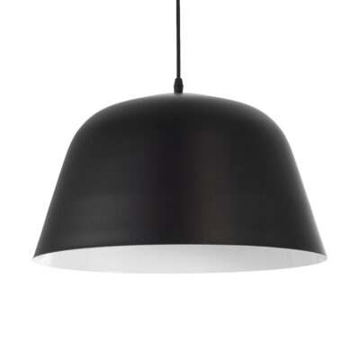 Alternative view of LEDTM® UPVALE 01281 Μοντέρνο Κρεμαστό Φωτιστικό Οροφής με Ντουί 1 x E27 AC 220-240V IP20 - Μαύρο & Λευκό - Μ40 x Π40 x Υ24cm