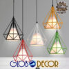 LEDTM® KAIRI 01618 Μοντέρνο Κρεμαστό Φωτιστικό Οροφής με Ντουί 1 x E27 AC 220-240V IP20 - Μαύρο & Λευκό - Μ38 x Π38 x Υ39cm - Image 9