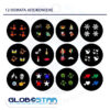 LEDTM® 75599 Προβολάκι Κήπου Καρφωτό - Δαπέδου Epistar LED 6W 300lm 60° AC 230V Αδιάβροχο IP44 RGB με 12 Διαφορετικά Σχέδια Φωτισμού - Image 13