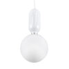 LEDTM® MAVERICK 00944 Μοντέρνο Κρεμαστό Φωτιστικό Οροφής με Ντουί 1 x E27 AC 220-240V IP20 - Λευκό - Μ15 x Π15 x Υ33cm - Image 5