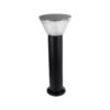 LEDTM® VEGGIE 90525 Φωτιστικό Κολωνάκι Κήπου LED 10W 500lm 120° με Ενσωματωμένο Φωτοβολταϊκό Panel 6V 2W & Επαναφορτιζόμενη Μπαταρία Li-ion 3.2V 1800mAh με Αισθητήρα Ημέρας-Νύχτας Αδιάβροχο IP65 Ψυχρό Λευκό 6000K - Sanan SMD Chip - Μαύρο- Μ23 x Π23 x Υ60cm - 2 Χρόνια Εγγύηση - Image 2