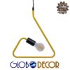 LEDTM® LIBBY 01097-1 Παιδικό Κρεμαστό Φωτιστικό Οροφής με Ντουί 1 x E27 AC 220-240V IP20 - Κίτρινο - Μ31 x Π31 x Υ16cm - Image 3