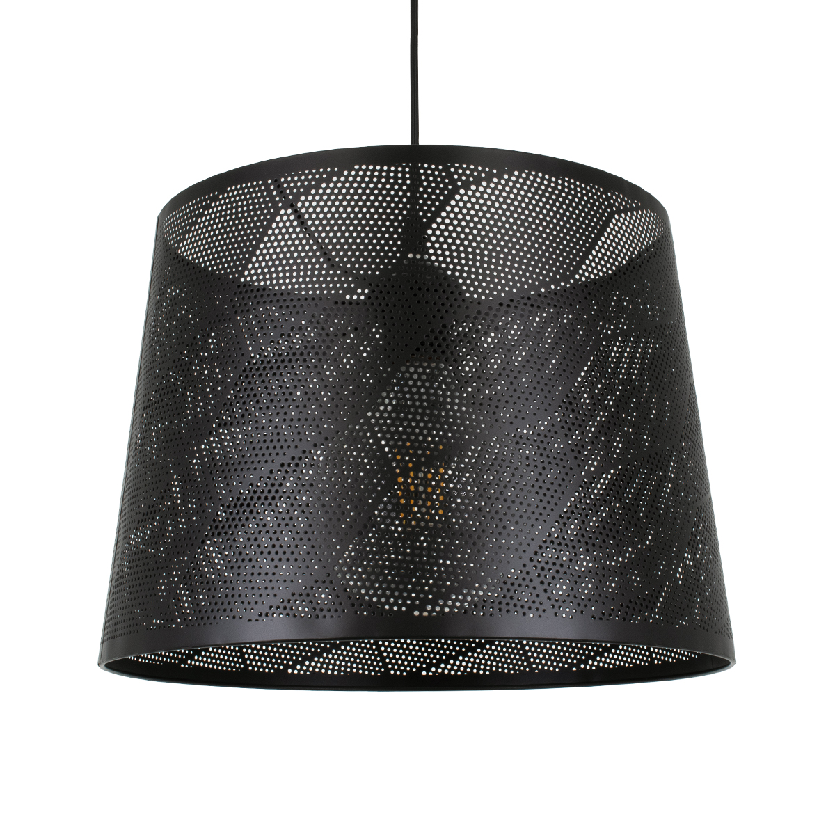 LEDTM® SPARKLE 00733 Μοντέρνο Κρεμαστό Φωτιστικό Οροφής με Ντουί 1 x E27 AC 220-240V IP20 - Μαύρο - Μ35 x Π35 x Υ26cm - Image 2
