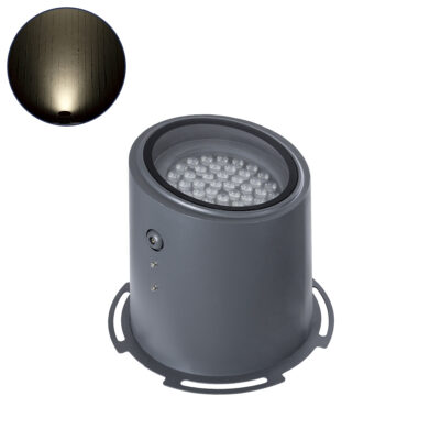 Alternative view of LEDTM® FLOOD-MILO 90741 Κινούμενος Προβολέας - Σποτ Φωτισμού Wall Washer για Φωτισμό Κτιρίων LED 48W 4560lm 10° AC 220-240V Αδιάβροχο IP67 Φ26 x Υ30cm Φυσικό Λευκό 4500K - Γκρι Ανθρακί - 3 Χρόνια Εγγύηση