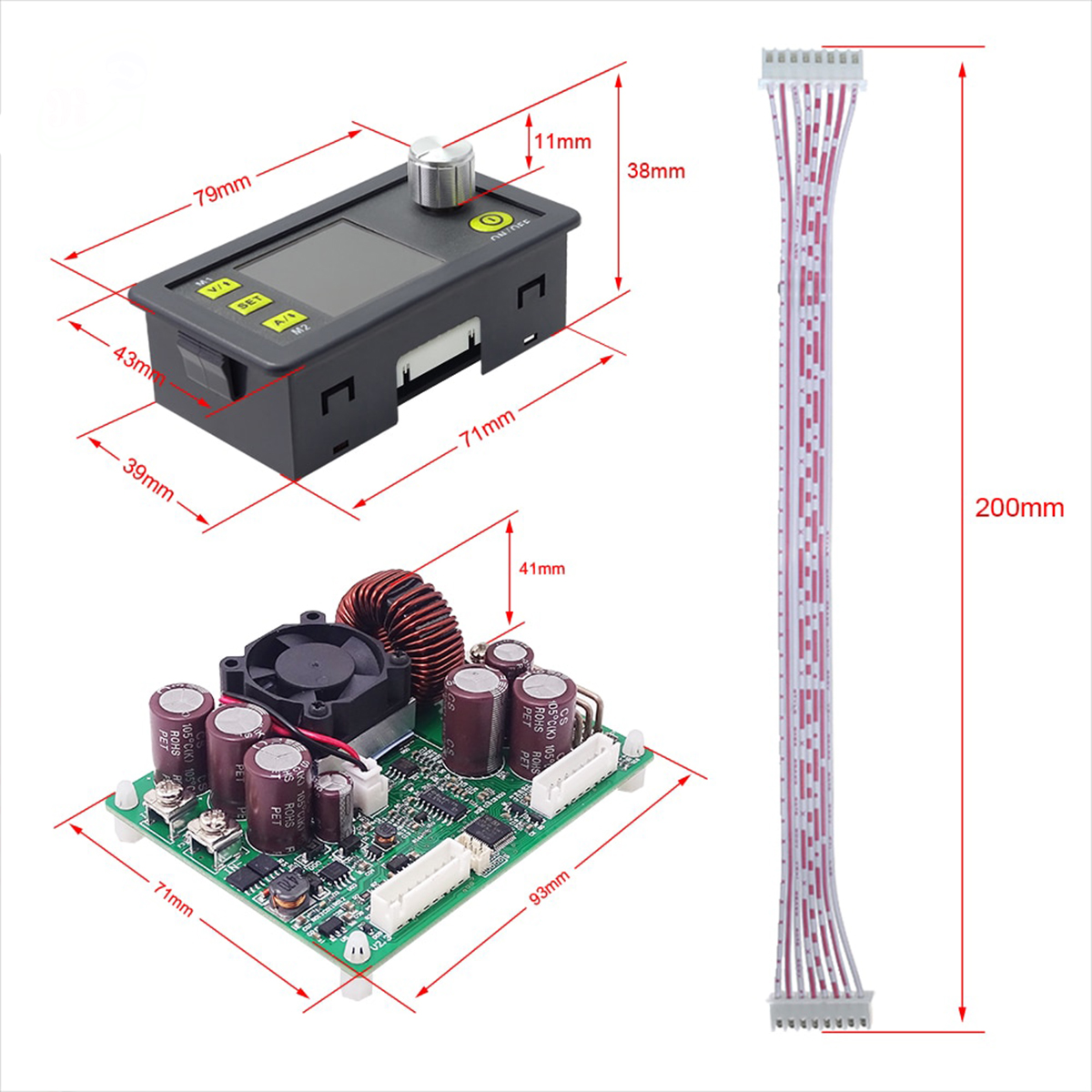 LEDTM® 79984 DPS5020-USB-BT Ψηφιακό Δοκιμαστικό Εργαλείο Ηλεκτρονικού/Τεχνικού Τμήματος Ρυθμιζόμενης Τάσης & Ampere - Βολτόμετρο/Αμπερόμετρο/Βατόμετρο Μετατροπέας με LCD Οθόνη Max Output 0-20A/DC 0-50V/0-1000W με Micro USB & Βluetooth APP - Image 15