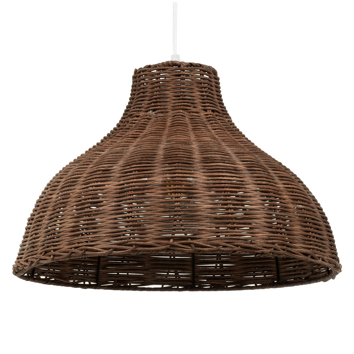 LEDTM® MAYOTTE 00725 Boho Κρεμαστό Φωτιστικό Οροφής με Ντουί 1 x E27 AC 220-240V IP20 - Καφέ - Μ40 x Π40 x Υ28cm - Image 2