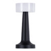 LEDTM® NANNA 76472 Επαναφορτιζόμενο Επιτραπέζιο Φωτιστικό Πορτατίφ LED 1.5W 105lm 120° DC 5V IP44 CCT Ultra Θερμό 1500K - Φυσικό Λευκό 4500K - Ψυχρό Λευκό 6000K Dimmable Μαύρο & Λευκό Πλαστικό - Μ9 x Π9 x Υ21cm - 2 Χρόνια Εγγύηση - Image 2