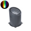 LEDTM® FLOOD-MILO 90739 Κινούμενος Προβολέας - Σποτ Φωτισμού Wall Washer για Φωτισμό Κτιρίων LED 24W 2040lm 10° DC 24V Αδιάβροχο IP67 Φ22 x Υ30cm RGBW DMX512 - Γκρι Ανθρακί - 3 Χρόνια Εγγύηση - Image 2