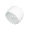 LEDTM® JASPER 01374 Μοντέρνο Κρεμαστό Φωτιστικό Οροφής με Ντουί 1 x E27 AC 220-240V IP20 - Λευκό - Μ25 x Π25 x Υ22cm