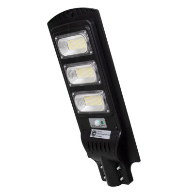 Alternative view of LEDTM® 71552 Αυτόνομο Ηλιακό Φωτιστικό Δρόμου Street Light LED SMD 150W 12000lm με Ενσωματωμένη Μπαταρία Li-ion 9000mAh - Φωτοβολταϊκό Πάνελ με Αισθητήρα Ημέρας-Νύχτας PIR Αισθητήρα Κίνησης Αδιάβροχο IP65 Ψυχρό Λευκό 6000K