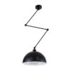 LEDTM® LOTUS 00939 Μοντέρνο Φωτιστικό Οροφής με Ντουί 1 x E27 AC 220-240V IP20 - Μαύρο - Μ30 x Π30 x Υ21cm - Image 2