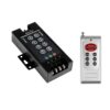 LEDTM® RGBCONTROLLER 73405 Dimmer / Controller με RF Ασύρματο Χειριστήριο με 3 x 10A 240W Κανάλια DC 12-24V 30A 720W Max IP20 - RF2.4Ghz - Μ12.1 x Π7.5 x Υ2.5cm - 2 Χρόνια Εγγύηση