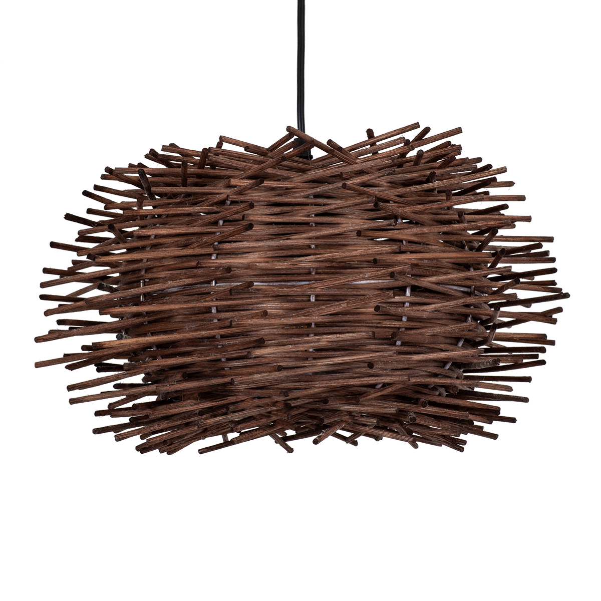 LEDTM® MINORCA 01733 Boho Κρεμαστό Φωτιστικό Οροφής με Ντουί 1 x E27 AC 220-240V IP20 - Καφέ - Μ35 x Π35 x Υ23cm - Image 2