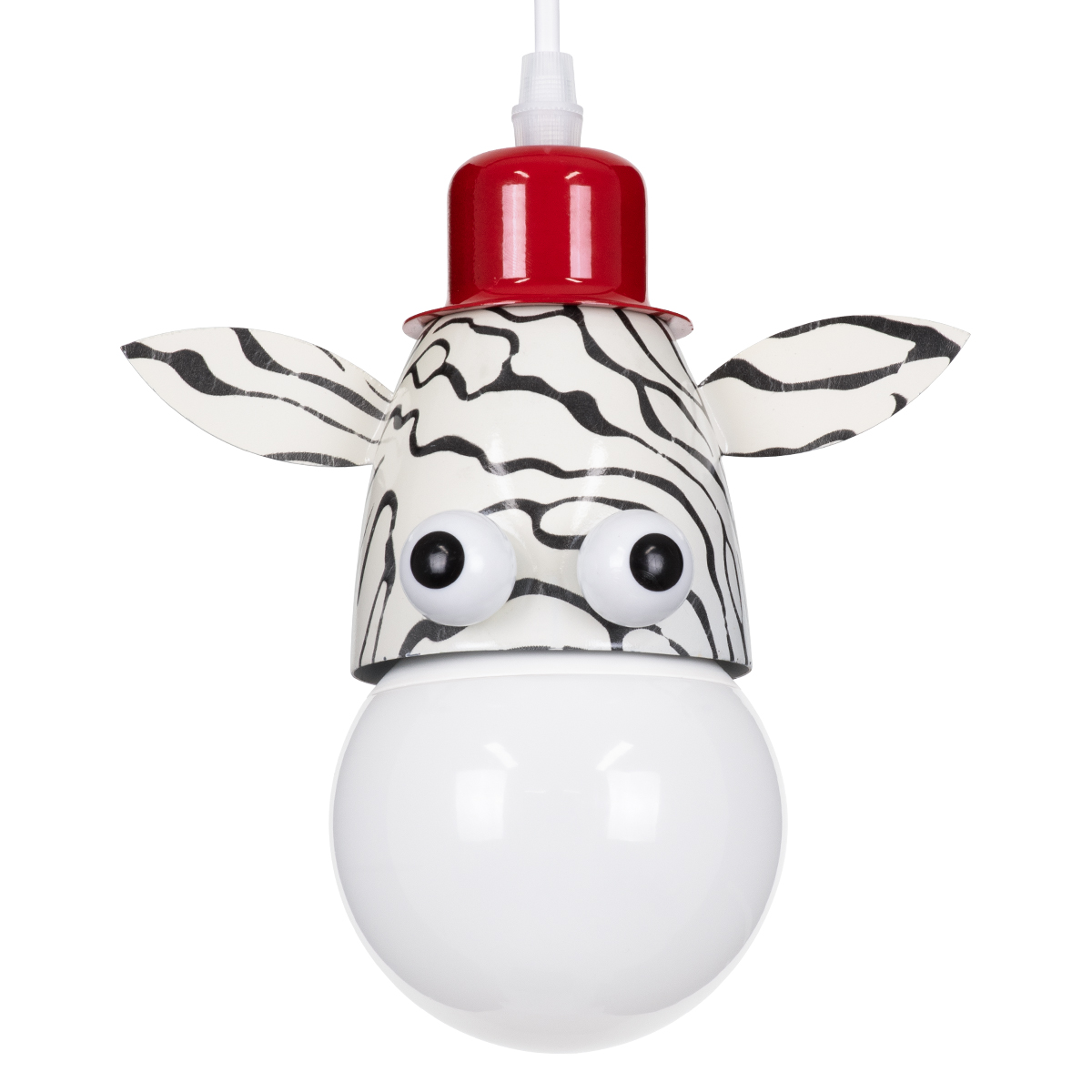 LEDTM® ZEBRA 00639 Παιδικό Κρεμαστό Φωτιστικό Οροφής με Ντουί 1 x E27 AC 220-240V IP20 - Πολύχρωμο - Μ19 x Π10.5 x Υ13.5cm - Image 2