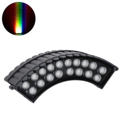 Alternative view of LEDTM® TREELIGHT-JINA 90695 Κυρτή Μπάρα Φωτισμού Wall Washer με Αντιθαμβωτική Γρίλια Ειδική για Φυτά - Δέντρα LED 18W 1530lm 10° DC 24V Αδιάβροχο IP67 L29 x W11 x H10.5cm RGBW DMX512 - Γκρι Ανθρακί - 3 Years Warranty