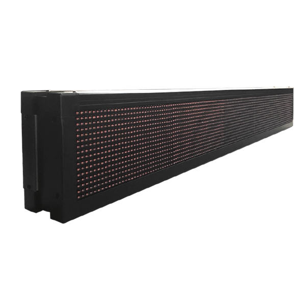 LEDTM® DISPLAY 90311 Κυλιόμενη Ψηφιακή Επιγραφή Διπλής Όψης 160x16cm P10 160x16 Pixel LED 250W AC 220-240V Αδιάβροχο IP65 Κόκκινο - WiFi Control μέσω FK APP - Αισθητήρας Θερμοκρασίας & Υγρασίας - Μ168 x Π12 x Υ24cm - 2 Χρόνια Εγγύηση - Image 2