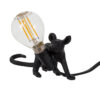 LEDTM® MOUSE 00675 Vintage Επιτραπέζιο Φωτιστικό Πορτατίφ με Ντουί 1 x E12 AC 220-240V IP20 - Μαύρο - Μ13 x Π4 x Υ7cm - Image 2