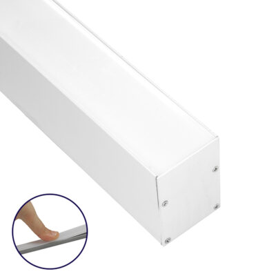 Alternative view of LEDTM® SURFACEPENDANT-PROFILE 70827-3M Προφίλ Αλουμινίου - Βάση & Ψύκτρα Ταινίας LED με Λευκό Γαλακτερό Κάλυμμα - Επιφανειακή & Κρεμαστή Χρήση - Πατητό Κάλυμμα - Λευκό - 3 Μέτρα - Μ300 x Π5 x Υ7cm