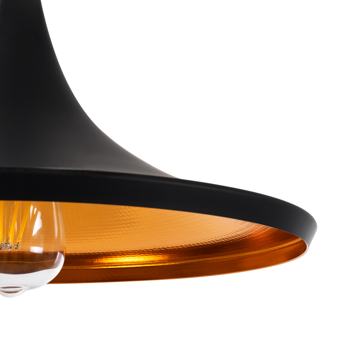 LEDTM® SHANGHAI 01025 Μοντέρνο Κρεμαστό Φωτιστικό Οροφής με Ντουί 3 x E27 AC 220-240V IP20 - Μαύρο & Χρυσό - Μ79.5 x Π79.5 x Υ38cm - Σετ 3 Τεμαχίων - Image 13