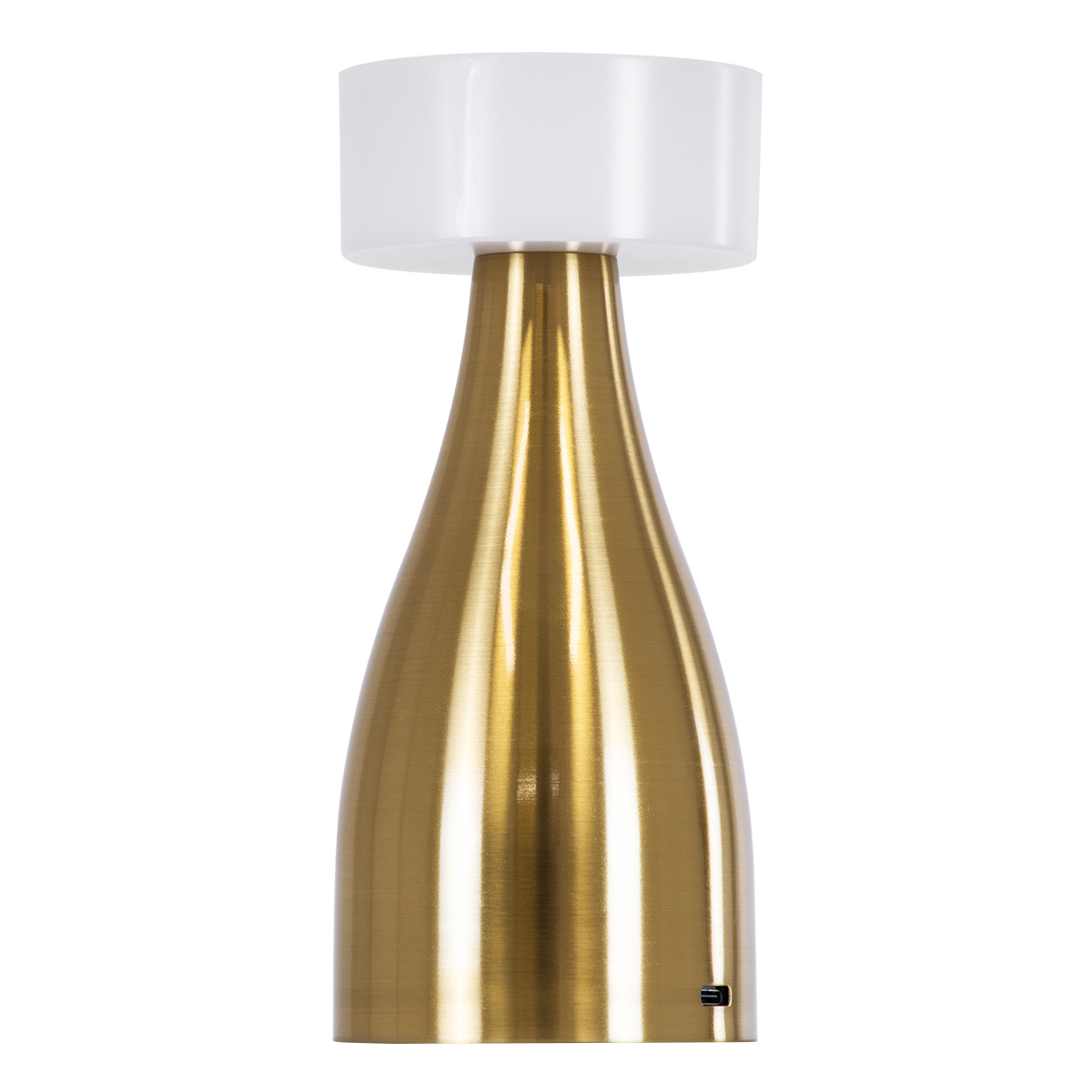 LEDTM® DOLLY 76470 Επαναφορτιζόμενο Επιτραπέζιο Φωτιστικό Πορτατίφ LED 1.5W 105lm 120° DC 5V IP44 CCT Ultra Θερμό 1500K - Φυσικό Λευκό 4500K - Ψυχρό Λευκό 6000K Dimmable Χρυσό & Λευκό Πλαστικό - Μ9 x Π9 x Υ21cm - 2 Χρόνια Εγγύηση - Image 2