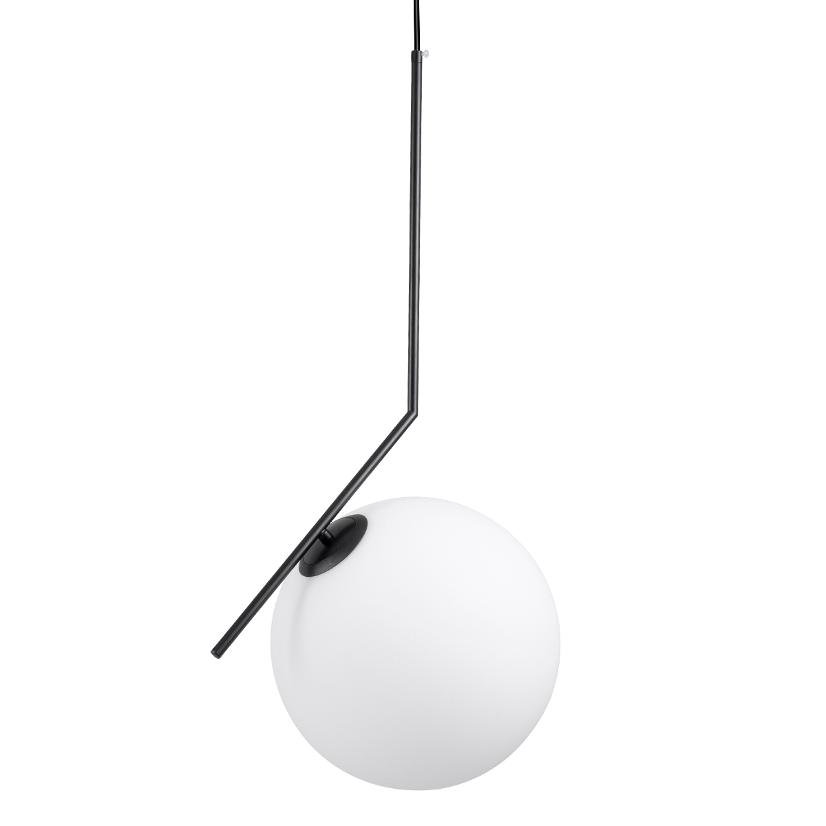 LEDTM® MONROE 00957 Μοντέρνο Κρεμαστό Φωτιστικό Οροφής με Ντουί 1 x E27 AC 220-240V IP20 - Μαύρο & Λευκό - Μ30 x Π30 x Υ75cm - Image 2