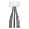 LEDTM® DOLLY 76468 Επαναφορτιζόμενο Επιτραπέζιο Φωτιστικό Πορτατίφ LED 1.5W 105lm 120° DC 5V IP44 CCT Ultra Θερμό 1500K - Φυσικό Λευκό 4500K - Ψυχρό Λευκό 6000K Dimmable Ασημί & Λευκό Πλαστικό - Μ9 x Π9 x Υ21cm - 2 Χρόνια Εγγύηση - Image 2