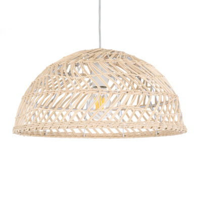 Alternative view of LEDTM® COMORES 01727 Boho Κρεμαστό Φωτιστικό Οροφής με Ντουί 1 x E27 AC 220-240V IP20 - Μπεζ - Μ40 x Π40 x Y20cm