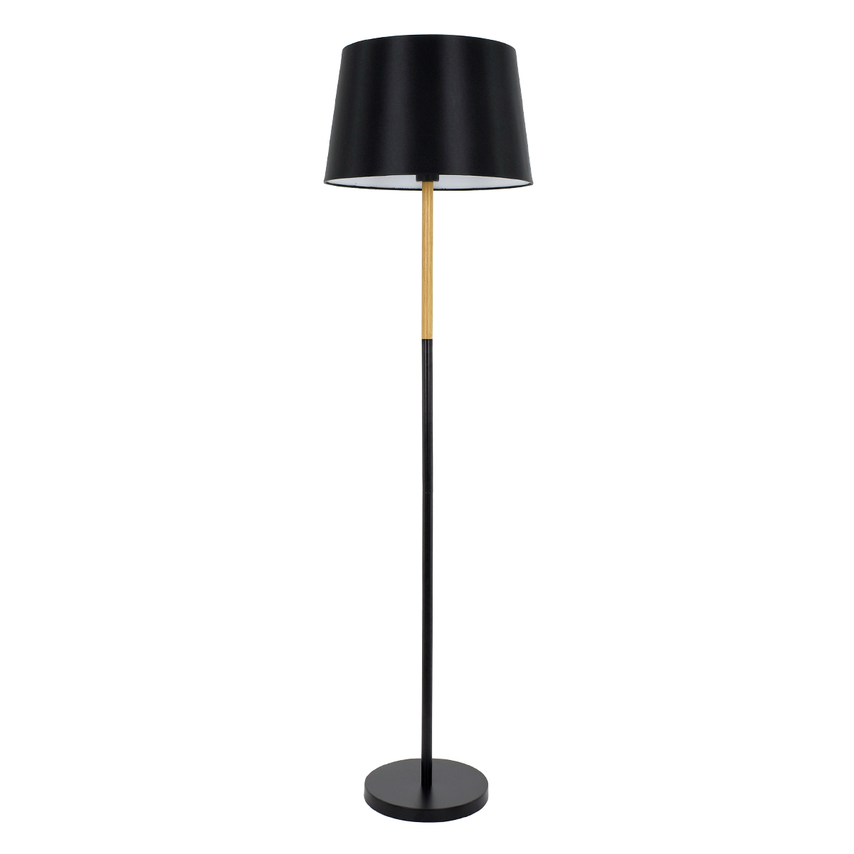 LEDTM® CEDAR 00827 Μοντέρνο Επιδαπέδιο Φωτιστικό με Ντουί 1 x E27 AC 220-240V IP20 - Μαύρο & Μπεζ - Μ40 x Π40 x Υ148cm - Image 2