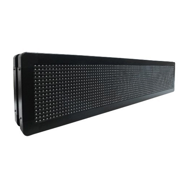 LEDTM® DISPLAY 90300 Κυλιόμενη Ψηφιακή Επιγραφή Διπλής Όψης 96x16cm P10 96x16 Pixel LED 180W AC 220-240V Αδιάβροχο IP65 Ψυχρό Λευκό 6000K - WiFi Control μέσω FK APP - Αισθητήρας Θερμοκρασίας & Υγρασίας - Μ104 x Π12 x Υ20cm - 2 Χρόνια Εγγύηση - Image 2