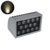 LEDTM® FLOOD-DENA 90488 Επιτοίχιος Προβολέας Wall Washer για Φωτισμό Κτιρίων - Απλίκα & Δαπέδου LED 30W 2850lm 5° DC 24V Αδιάβροχο IP67 Μ18.5 x Π13 x Υ12cm Φυσικό Λευκό 4500K - Γκρι Ανθρακί - 3 Years Warranty - Image 2