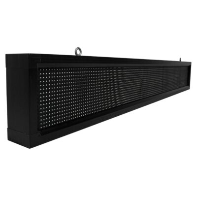 Alternative view of LEDTM® DISPLAY 90260 Κυλιόμενη Ψηφιακή Επιγραφή P10 Μονής Όψης LED AC 220-240V Αδιάβροχο IP54 Ψυχρό Λευκό 6000K - WiFi Control μέσω FK APP - Αισθητήρας Θερμοκρασίας & Υγρασίας - Μ168 x Π9 x Υ24cm - 2 Χρόνια Εγγύηση
